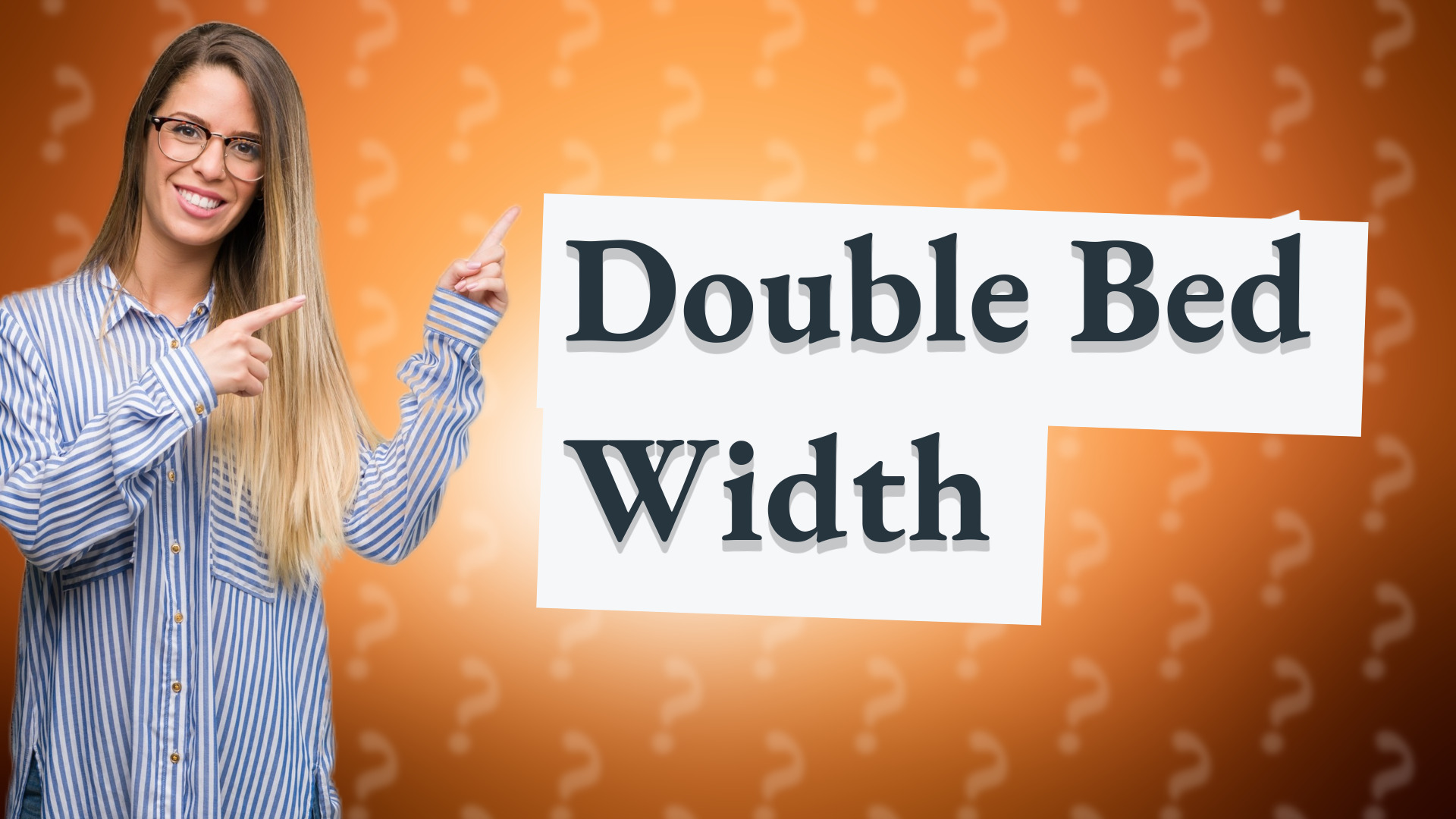 Double Bed Width