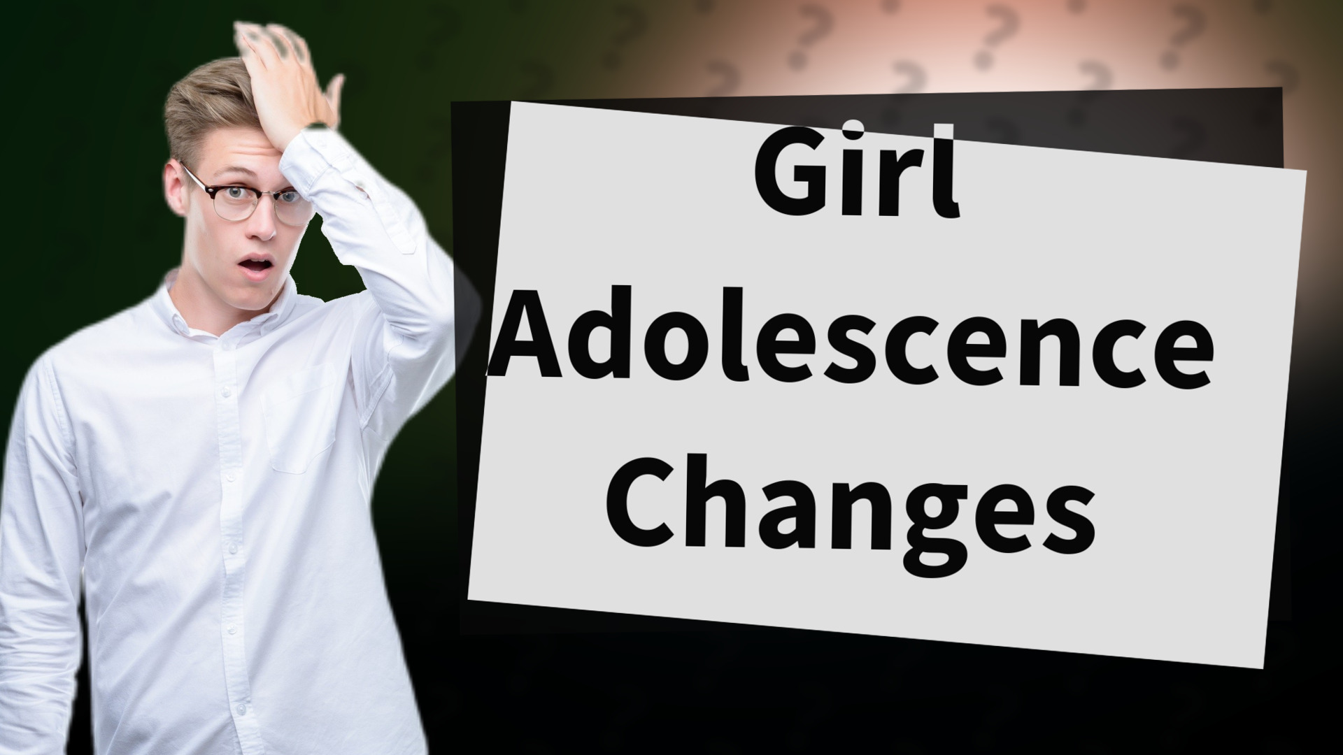 Girl Adolescence Changes