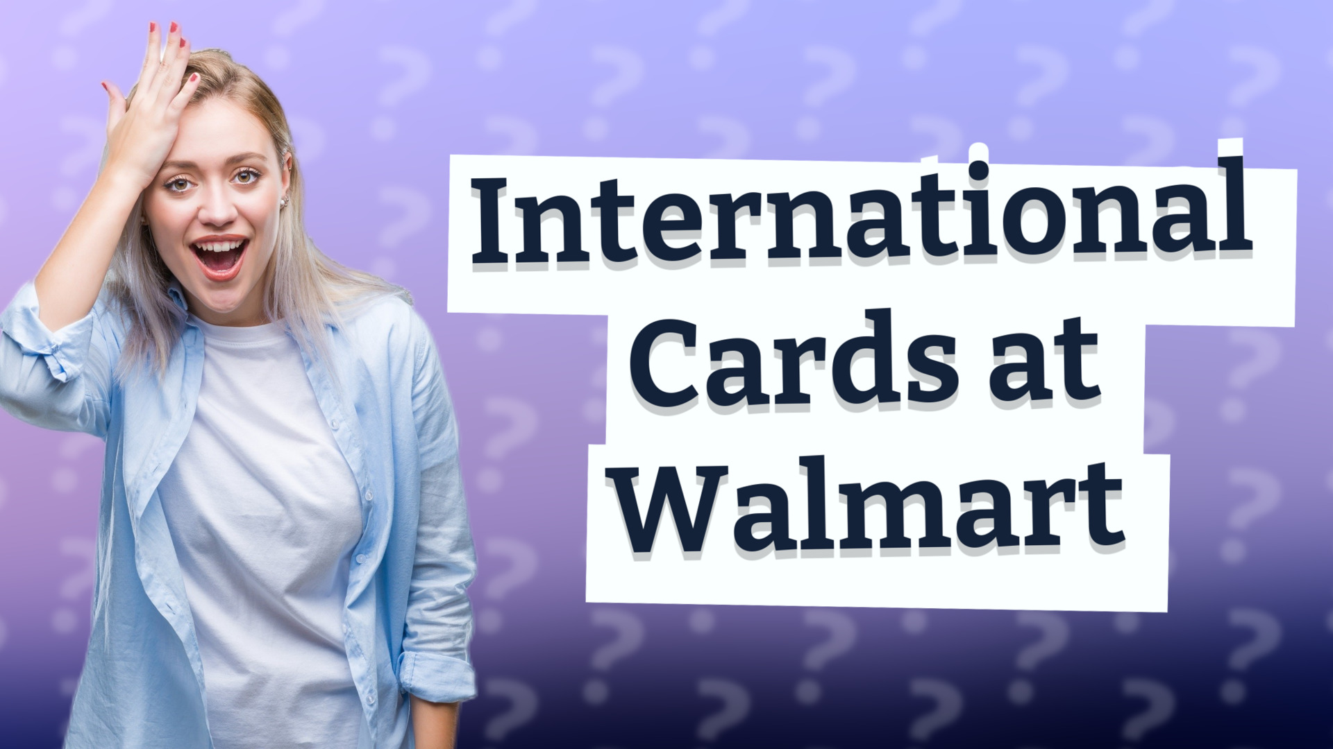 International Cards at Walmart