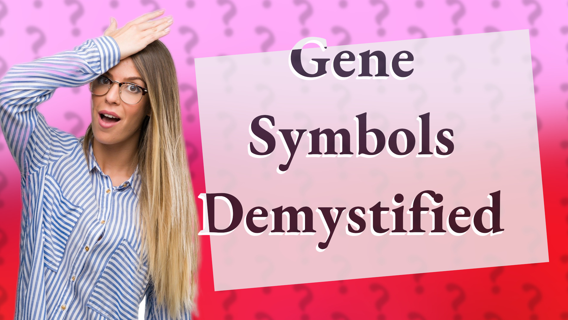 Gene Symbols Demystified