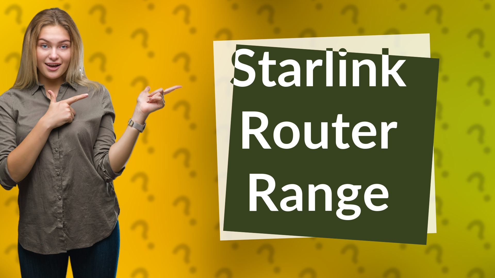 Starlink Router Range