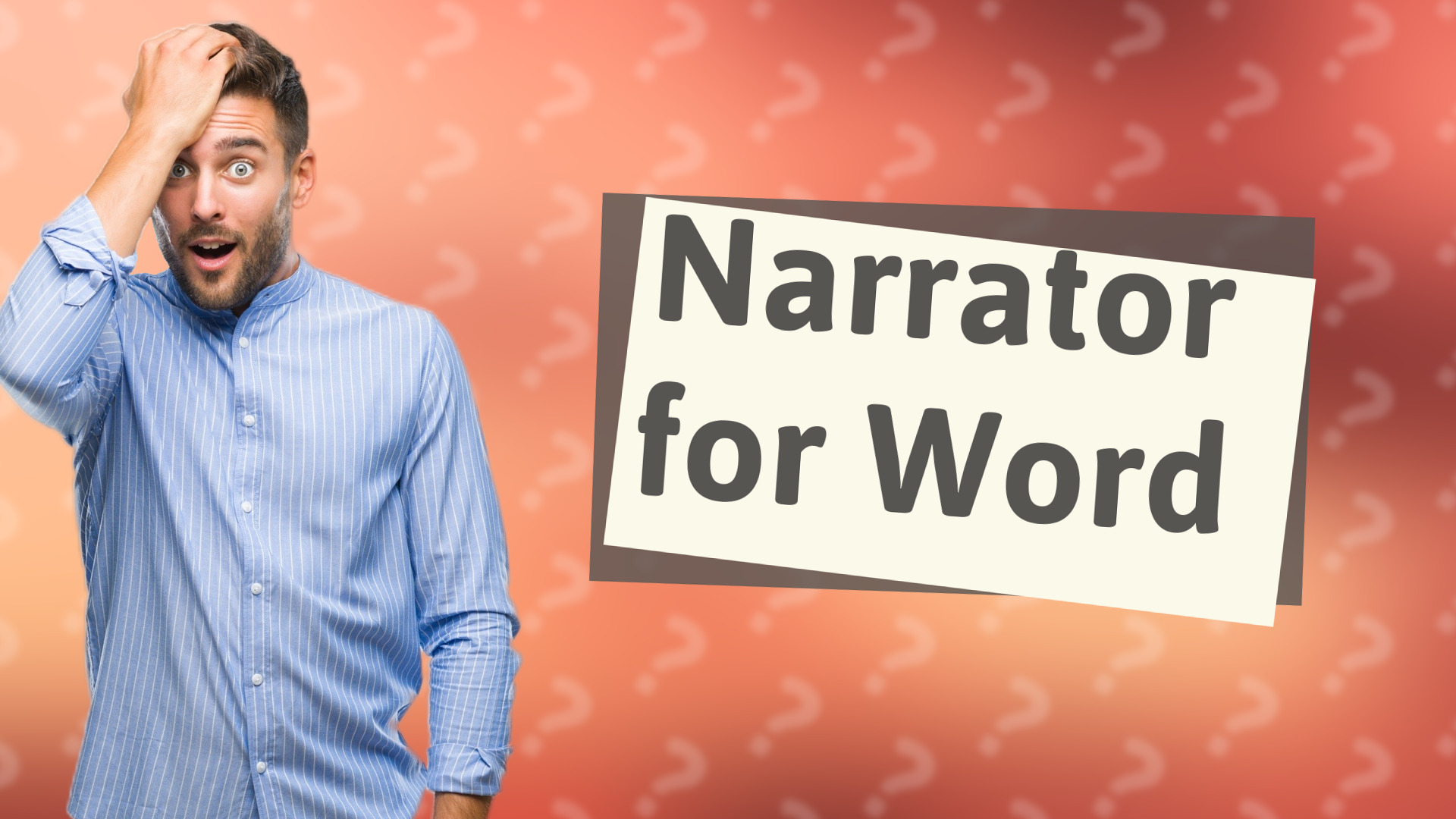 Narrator for Word