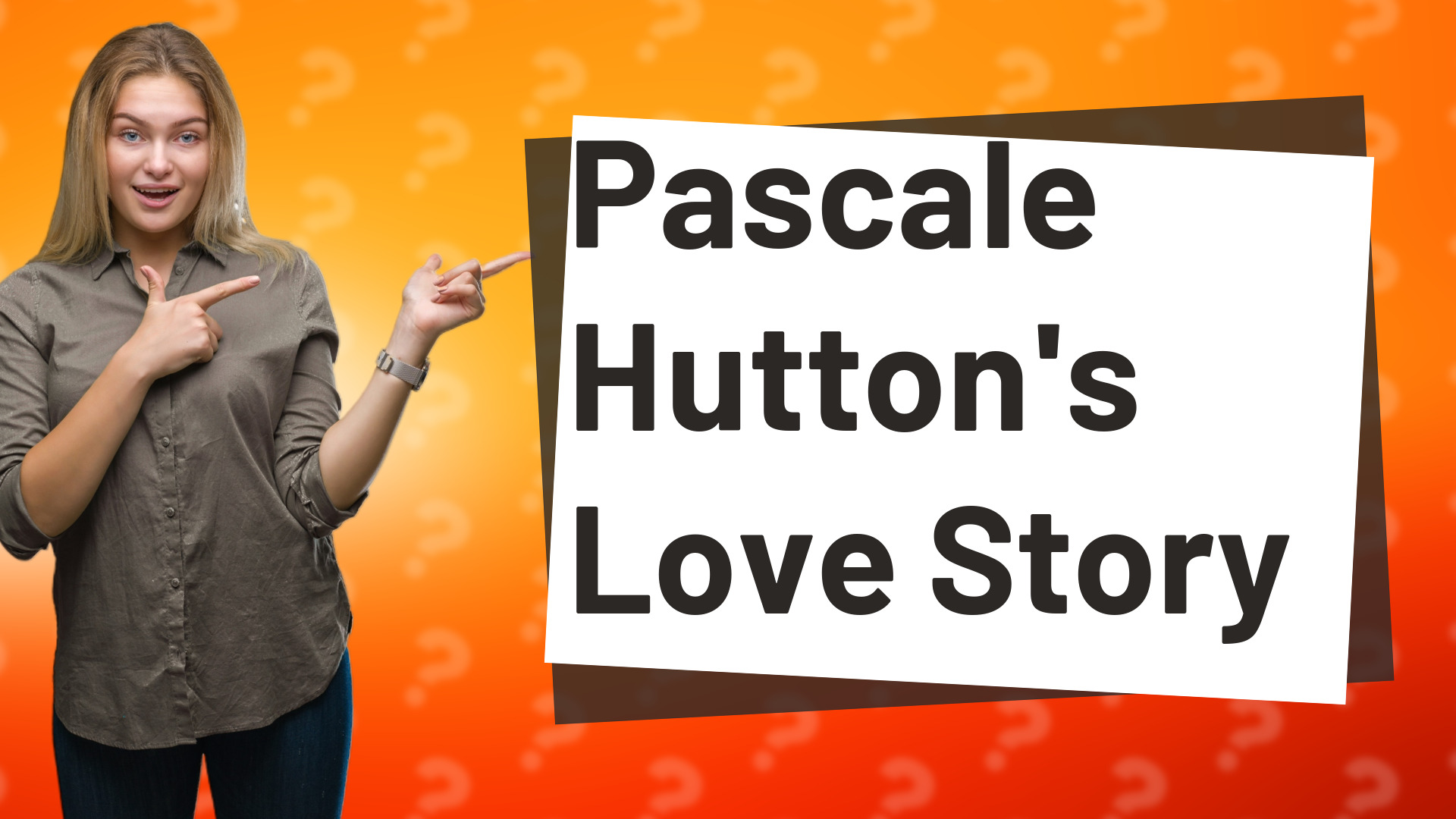 Pascale Hutton's Love Story