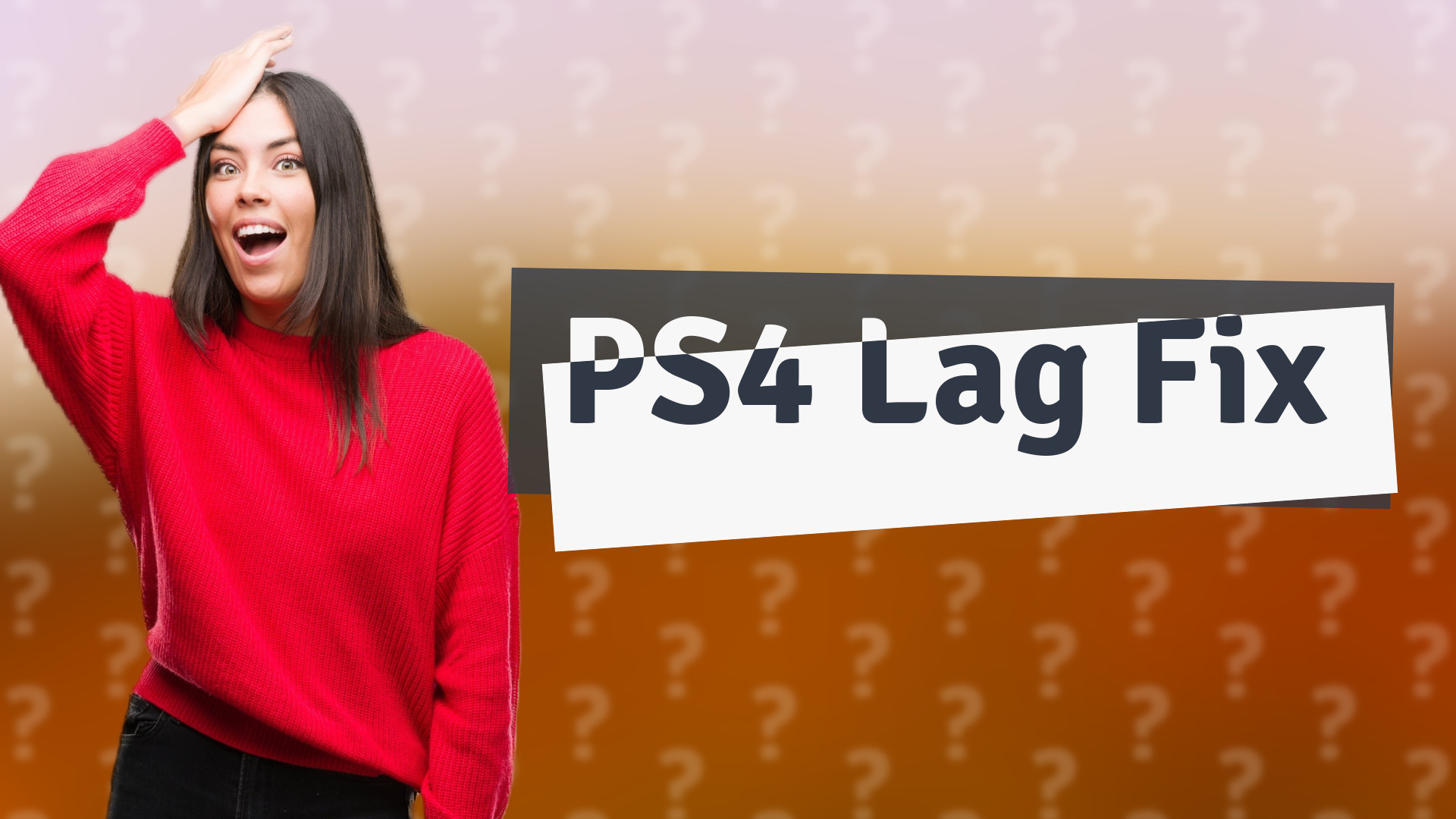 PS4 Lag Fix