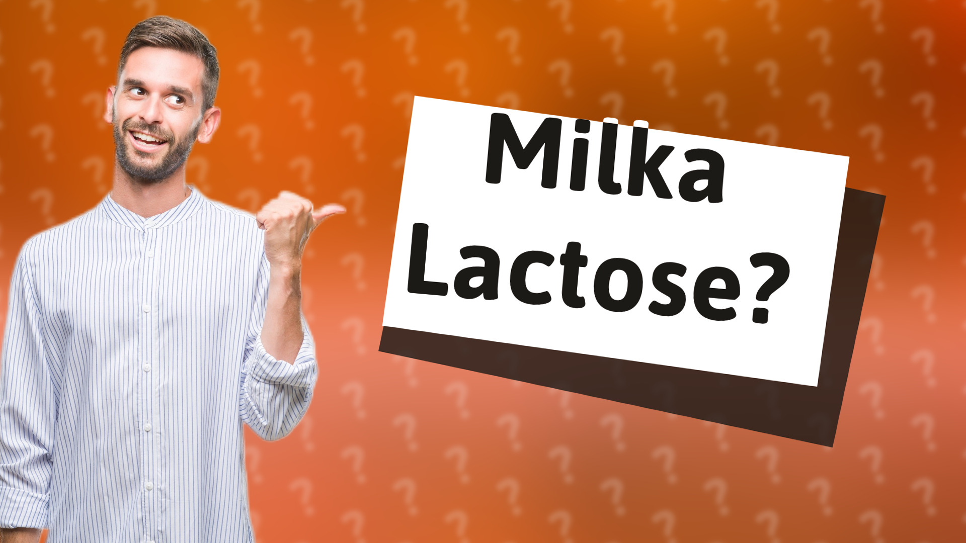 Milka Lactose?