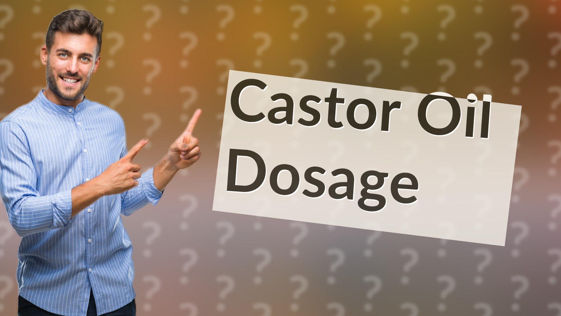 Castor Oil Dosage