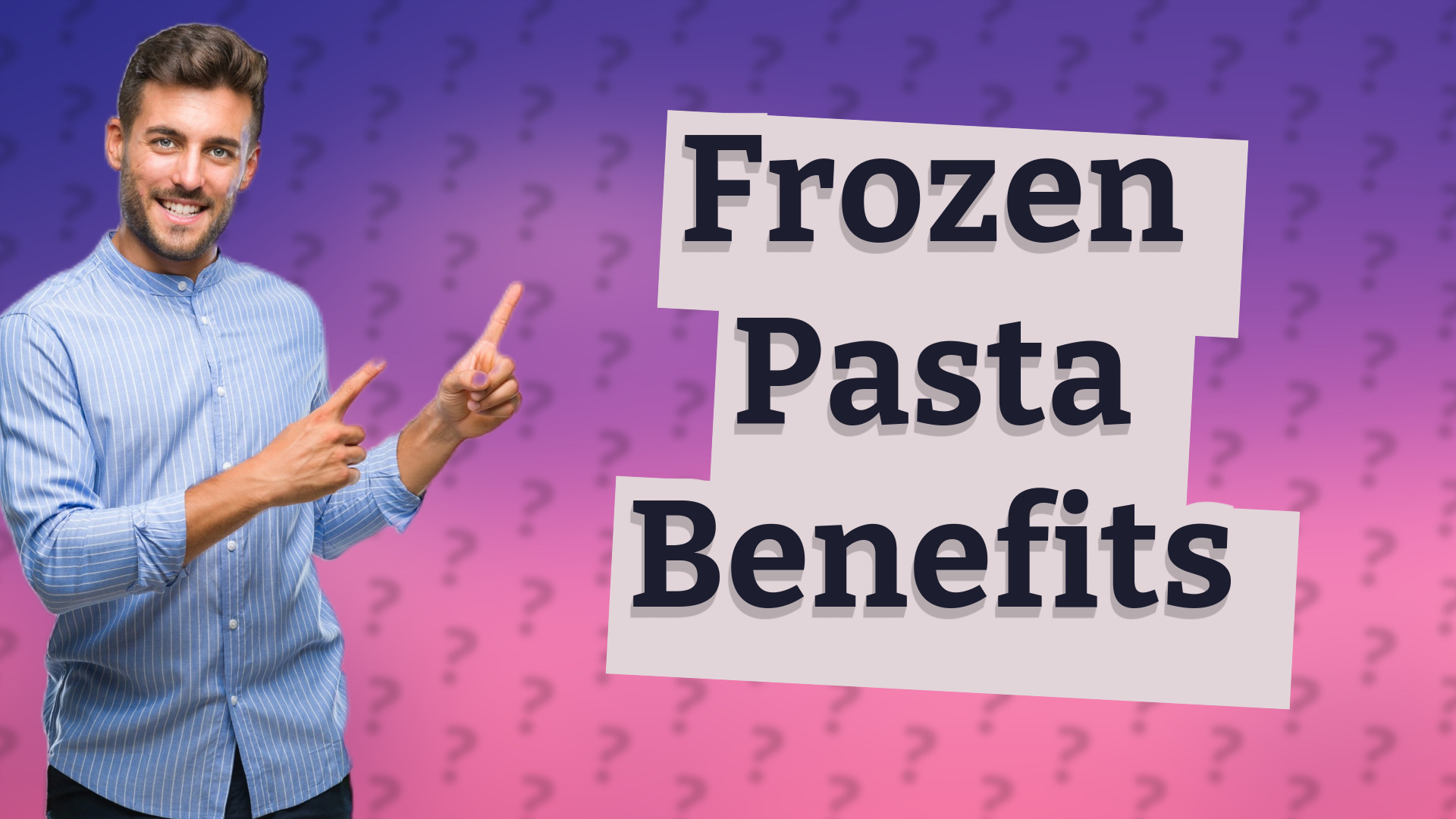 Frozen Pasta Benefits