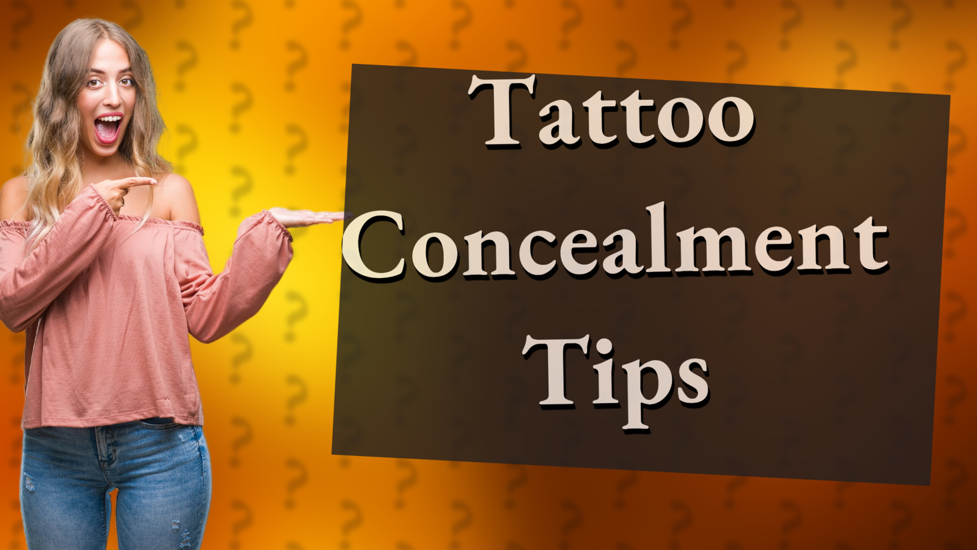 Tattoo Concealment Tips