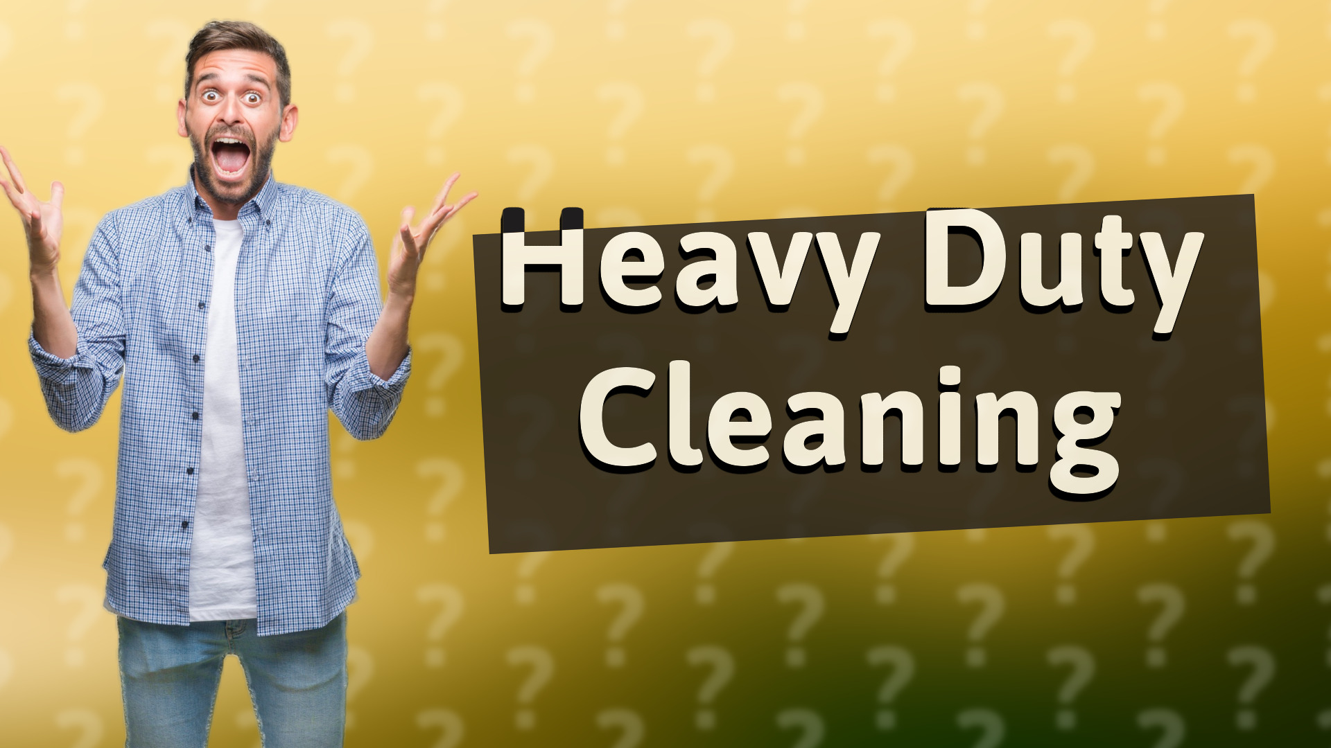 Heavy Duty Cleaning
