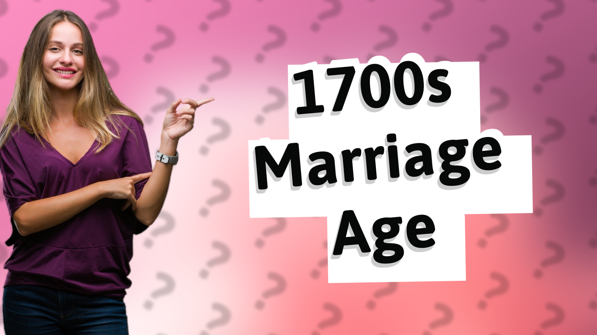 1700s Marriage Age