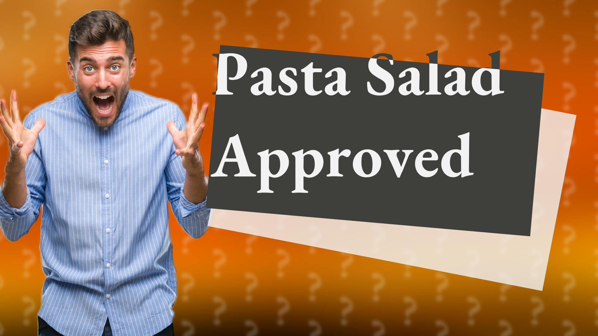 Pasta Salad Approved