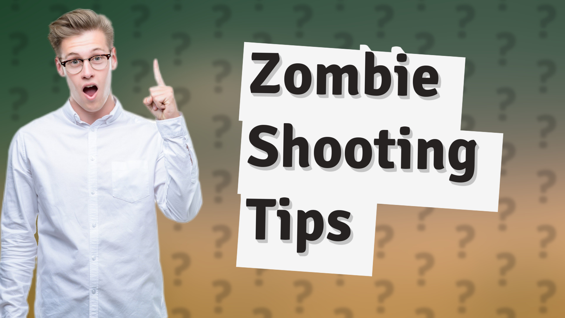 Zombie Shooting Tips