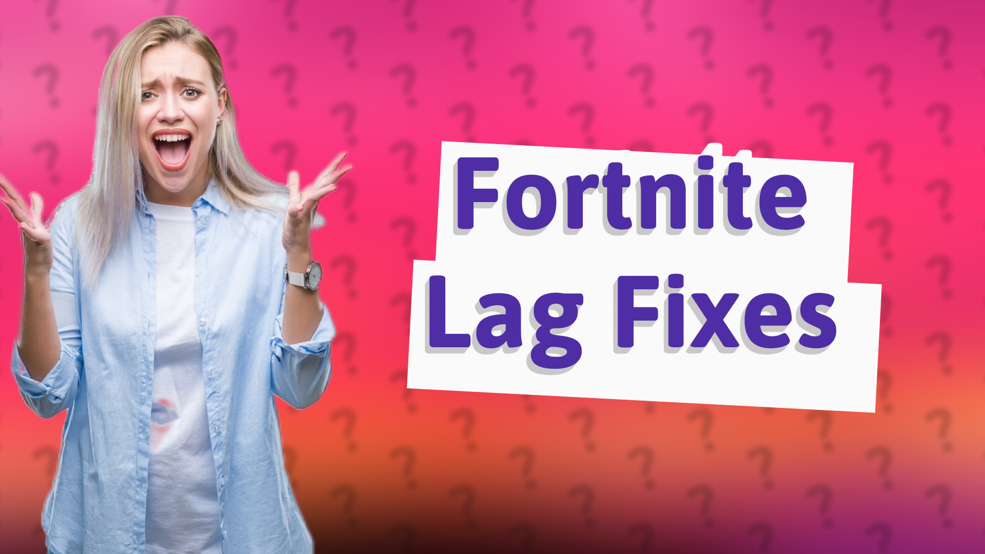 Fortnite Lag Fixes