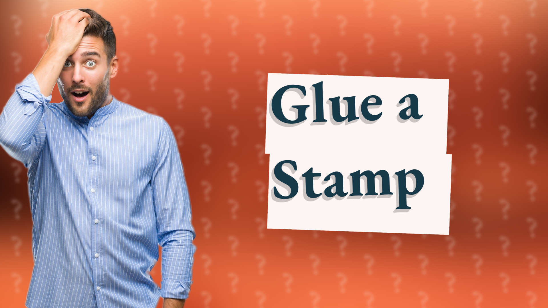 Glue a Stamp