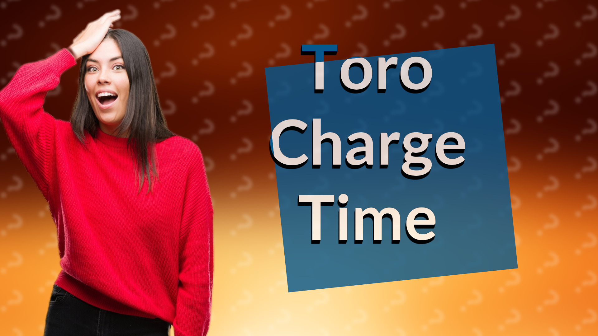 Toro Charge Time