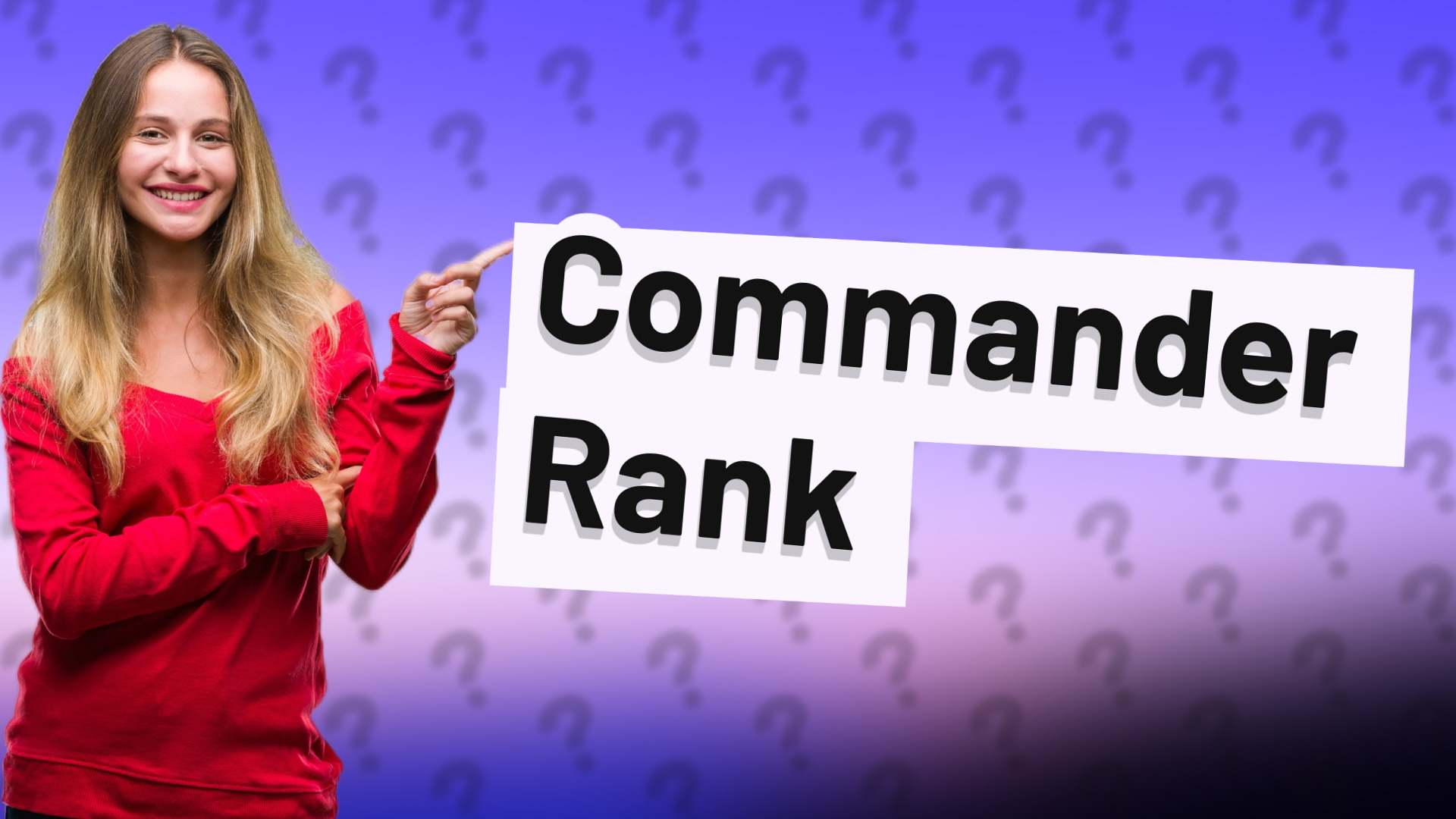 Commander Rank