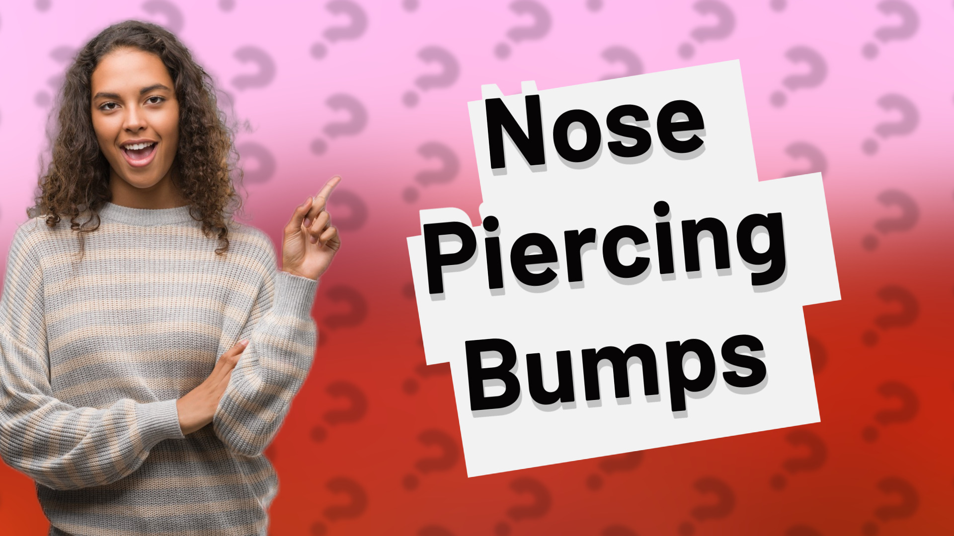 Nose Piercing Bumps