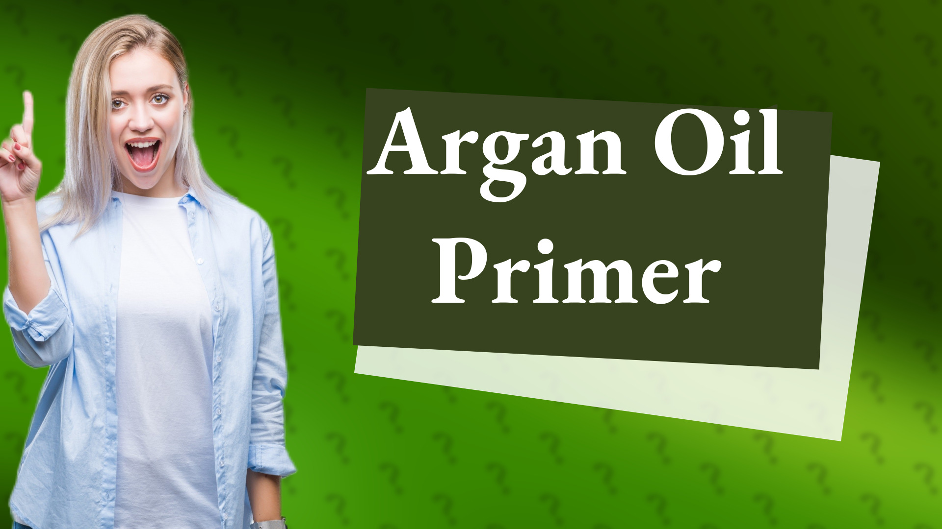 Argan Oil Primer