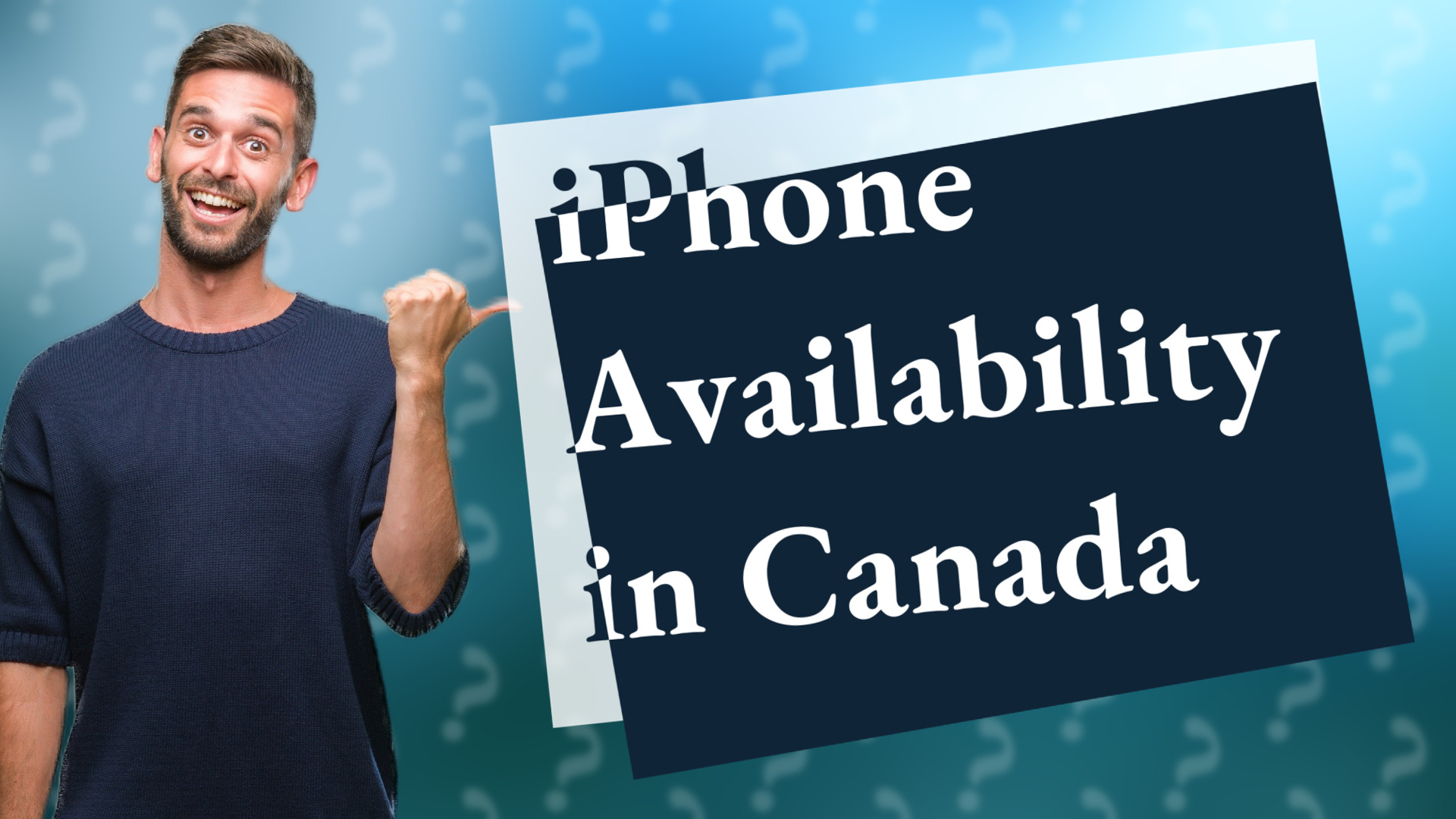 iPhone Availability in Canada