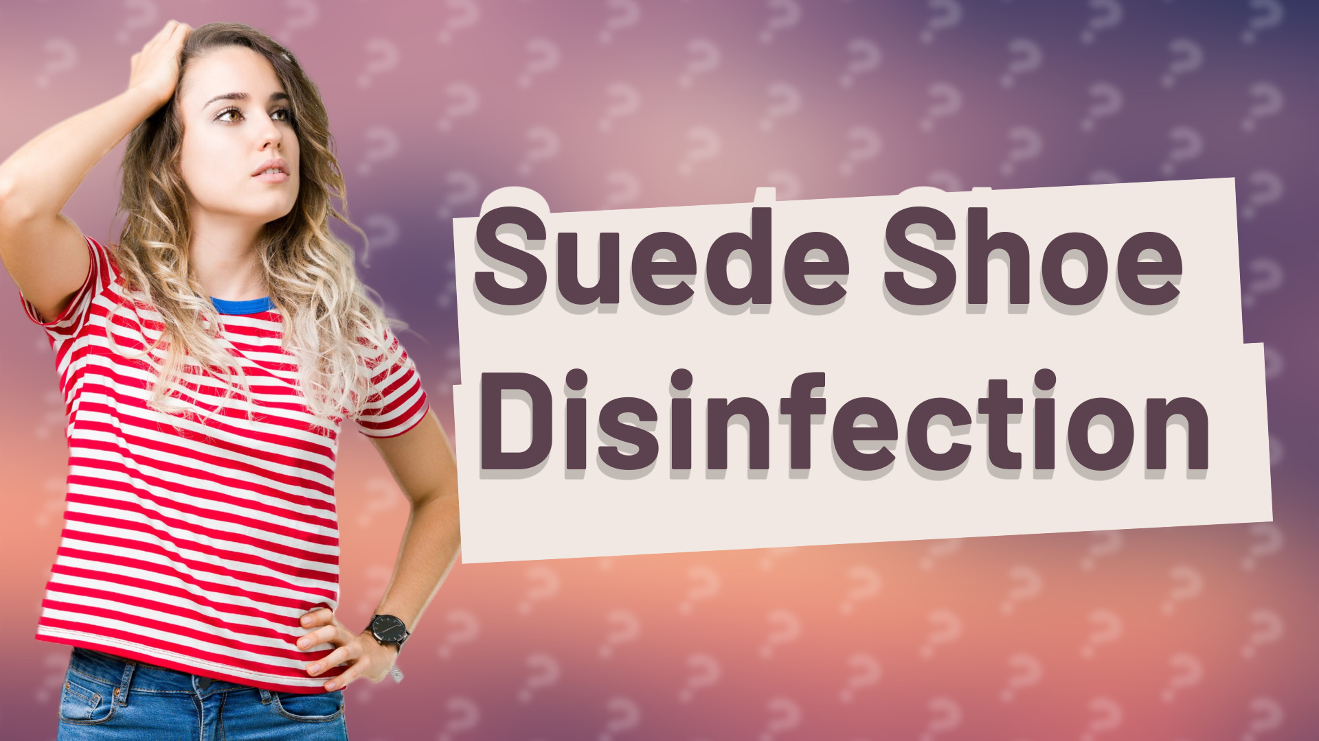 Suede Shoe Disinfection