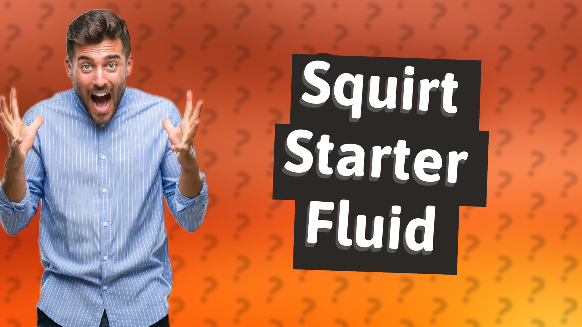 Squirt Starter Fluid