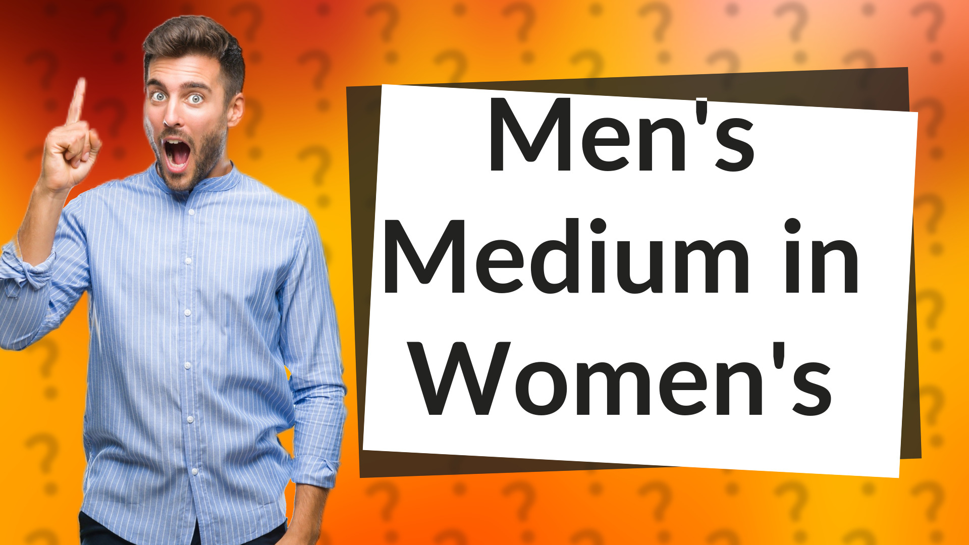 Men's Medium in Women's