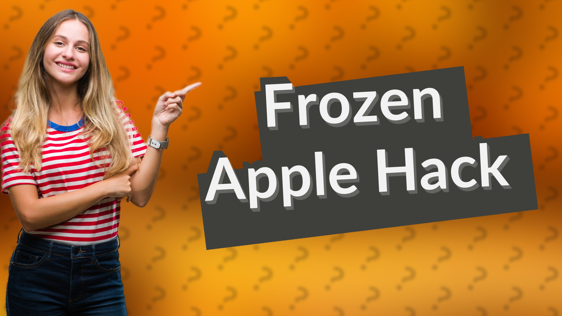 Frozen Apple Hack