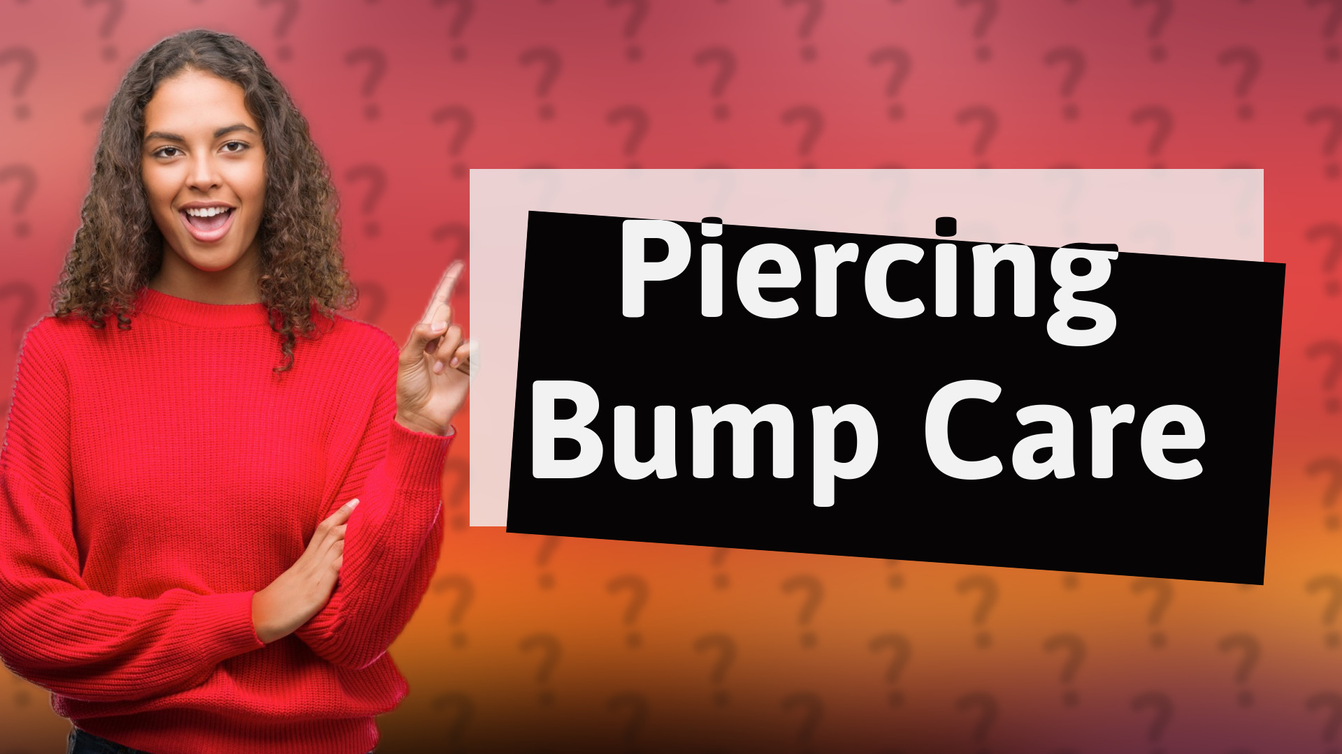 Piercing Bump Care
