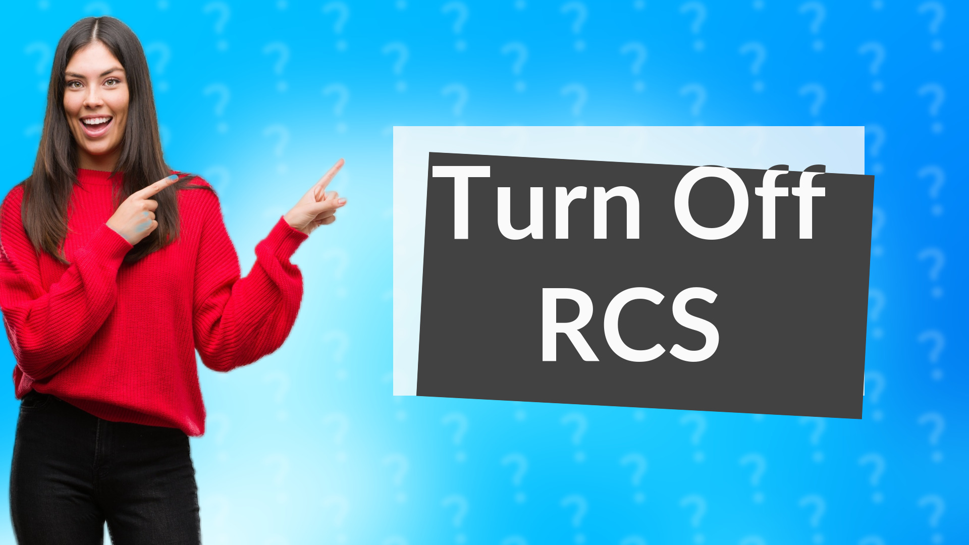 Turn Off RCS