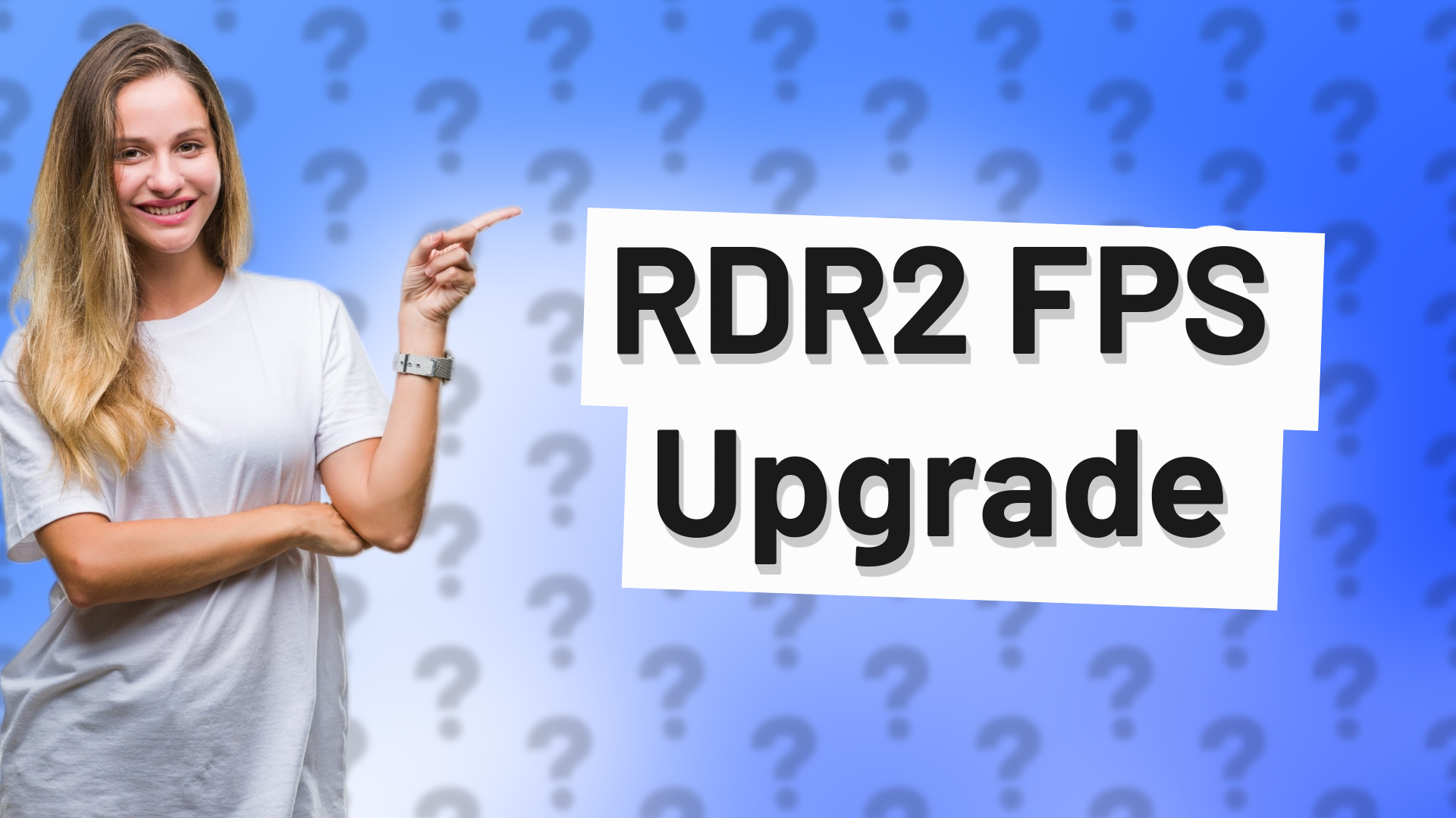RDR2 FPS Upgrade