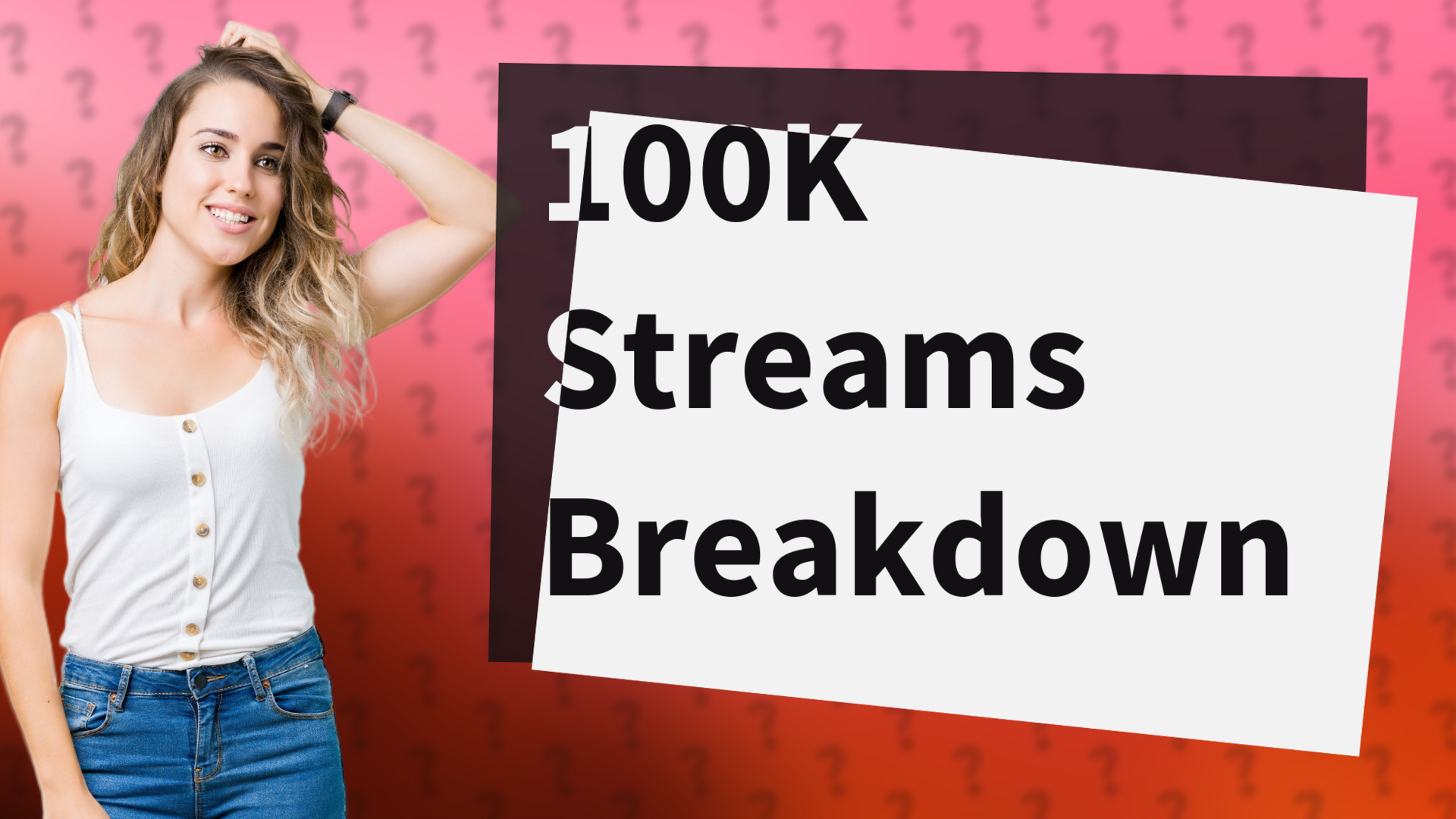 100K Streams Breakdown