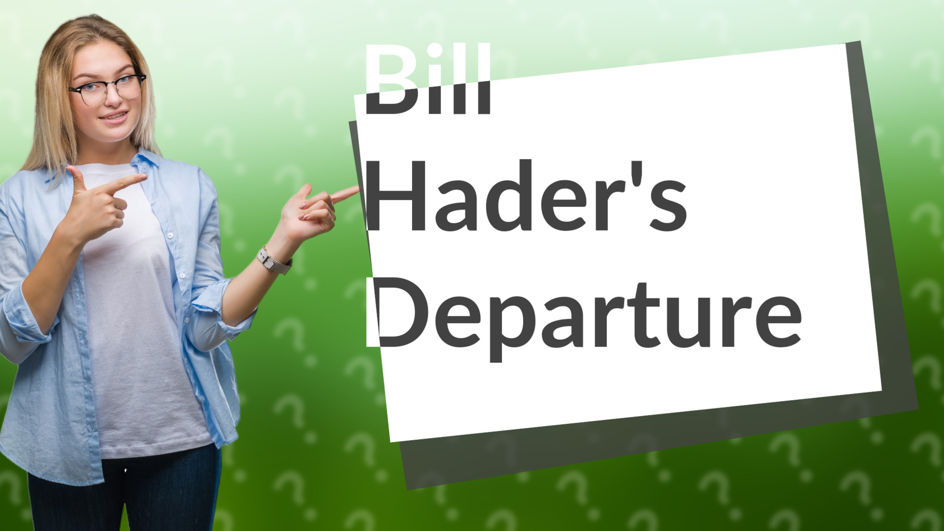 Bill Hader's Departure