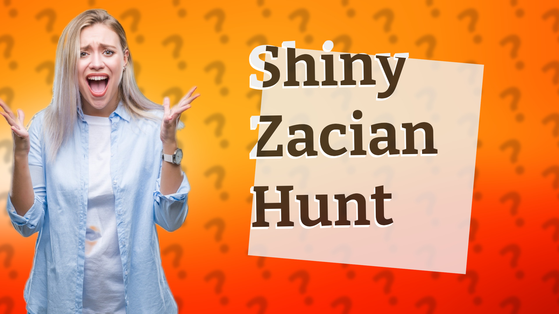 Shiny Zacian Hunt