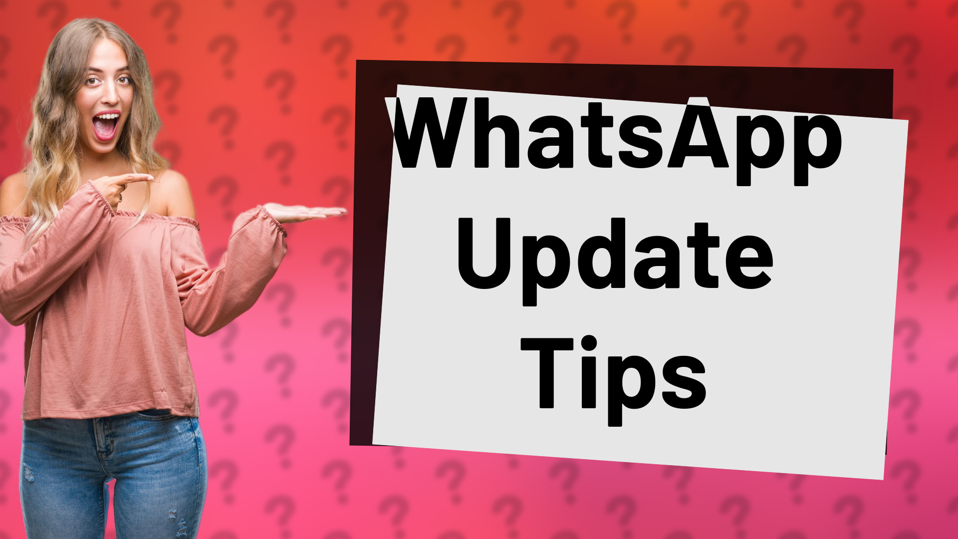 WhatsApp Update Tips