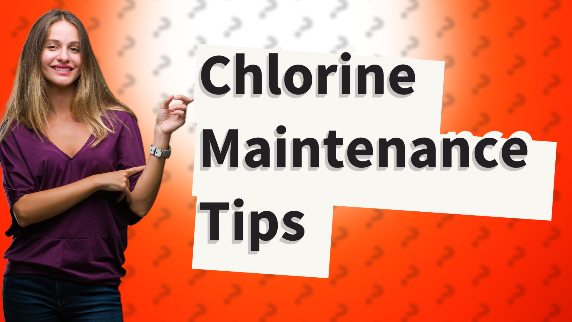 Chlorine Maintenance Tips