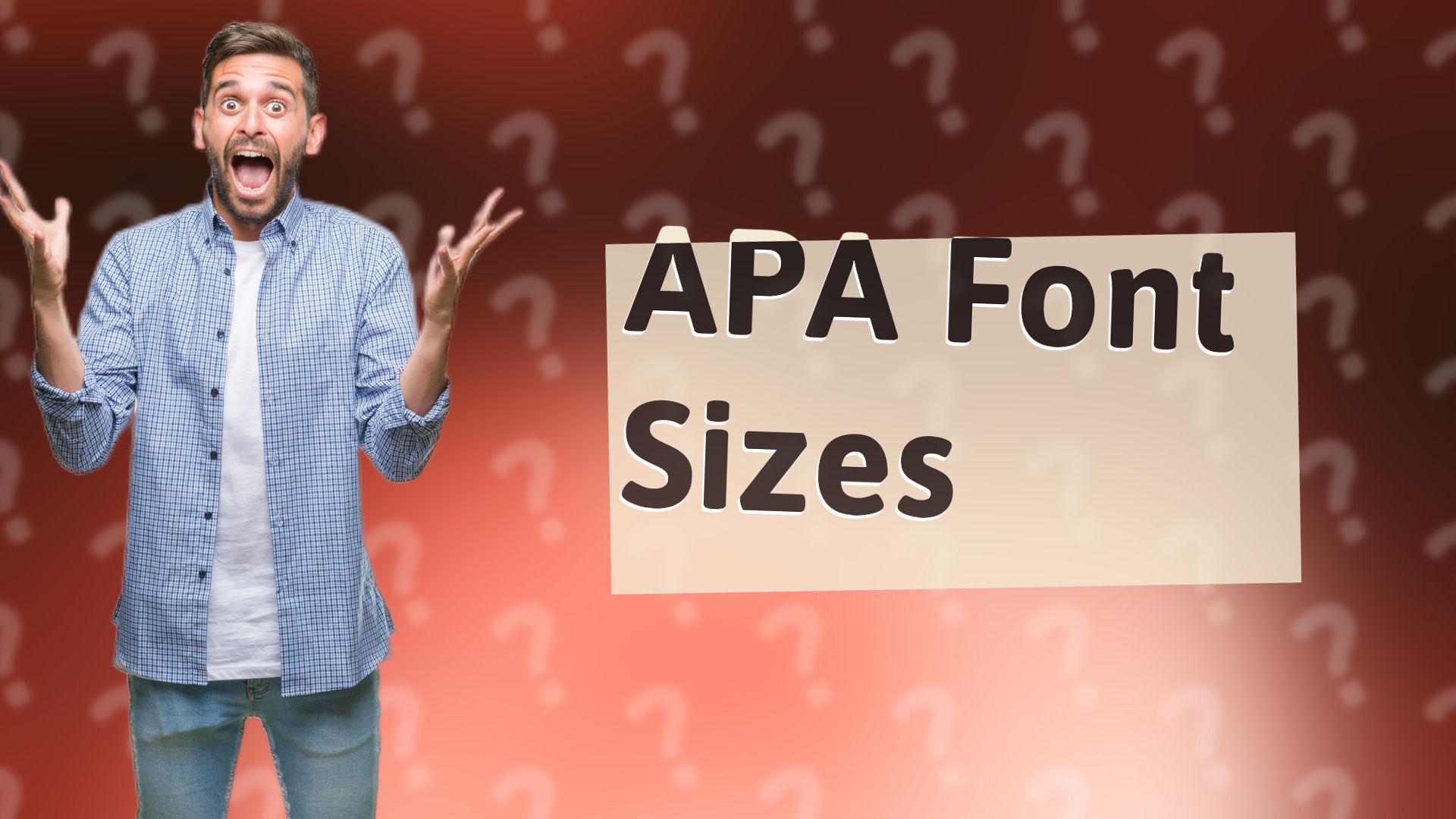 APA Font Sizes