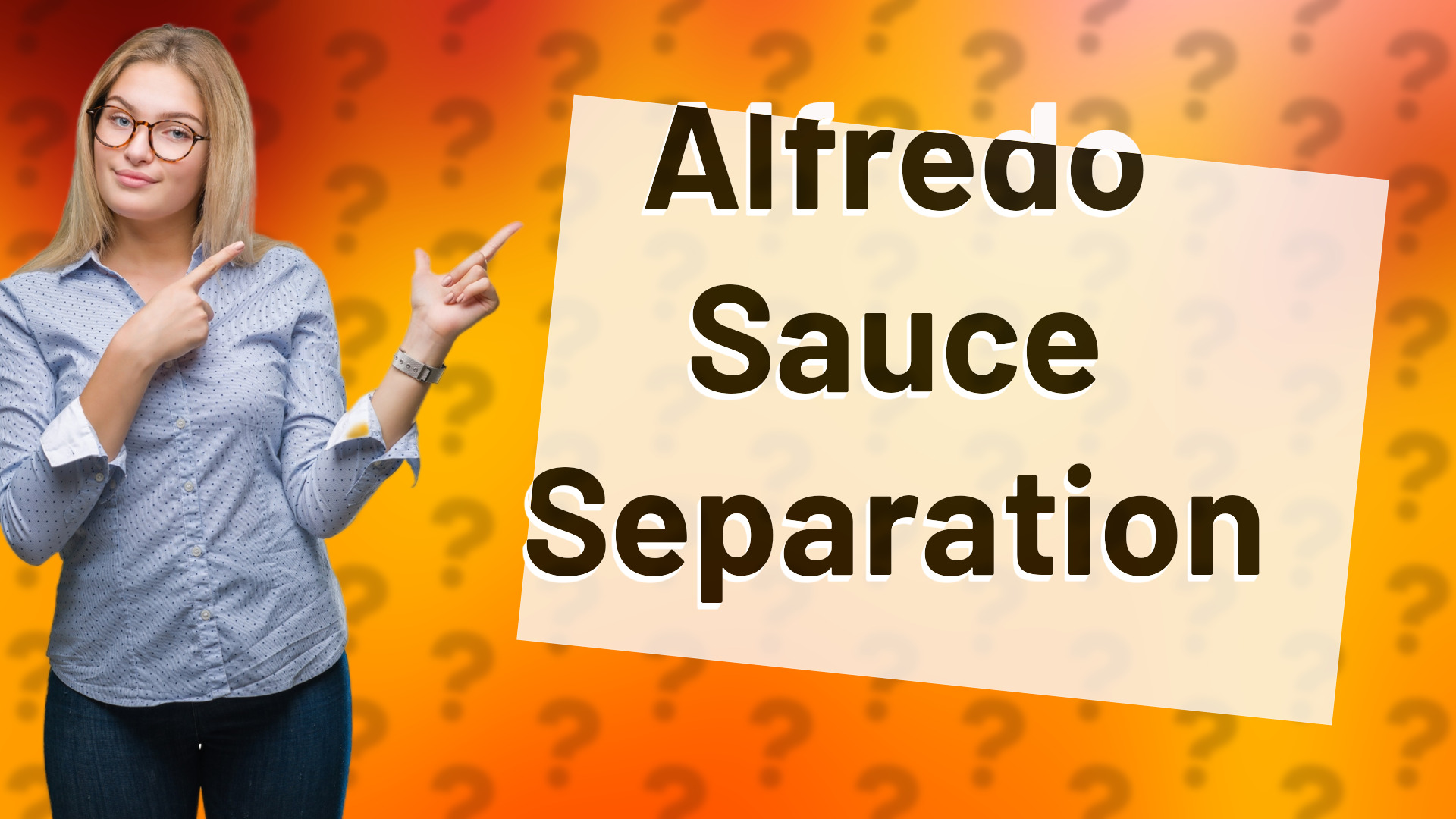 Alfredo Sauce Separation