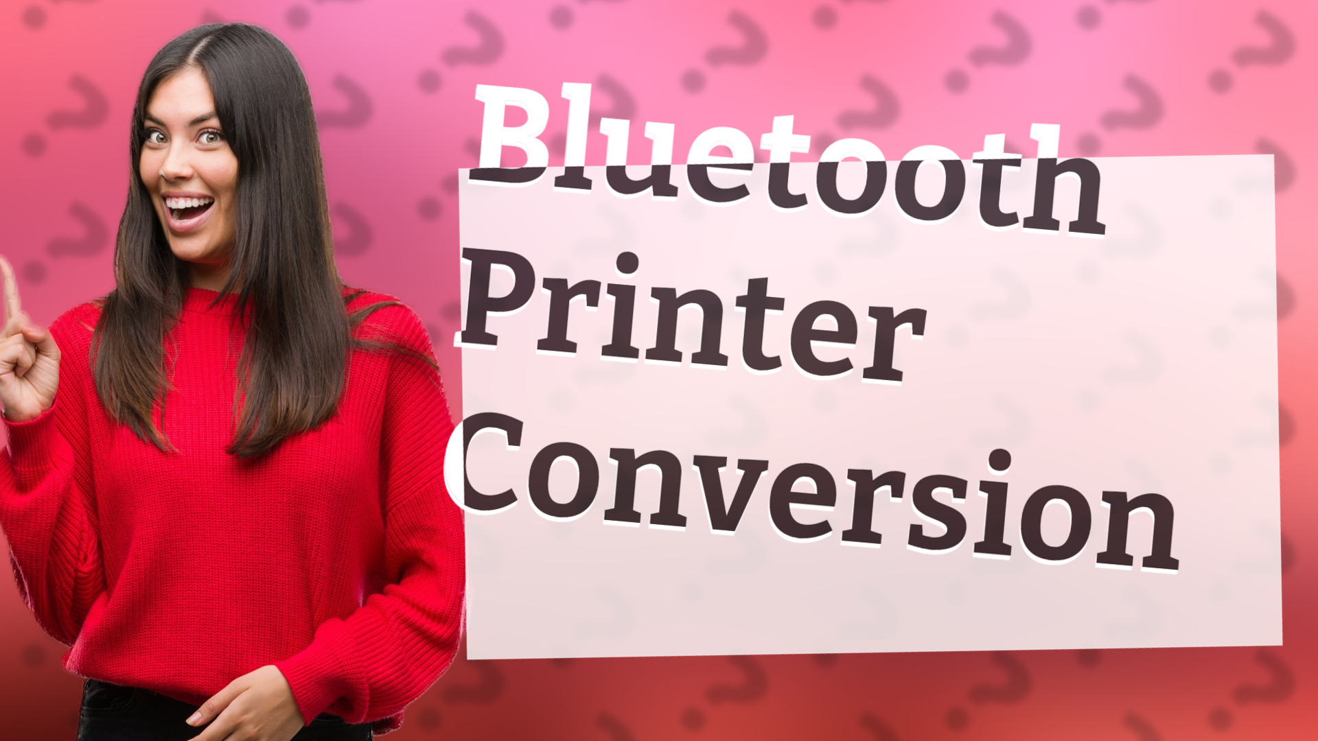 Bluetooth Printer Conversion