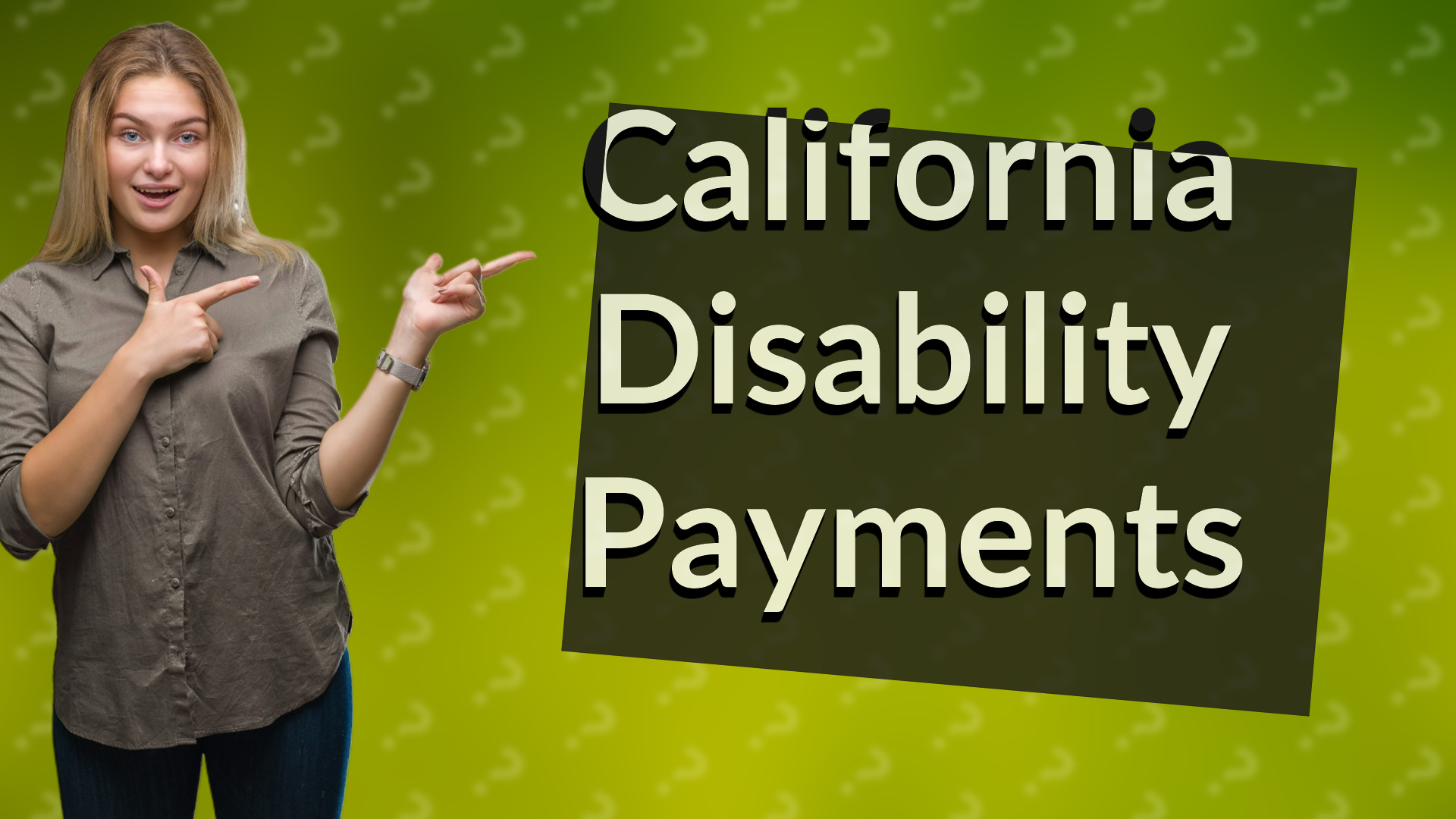 California Disability Payments