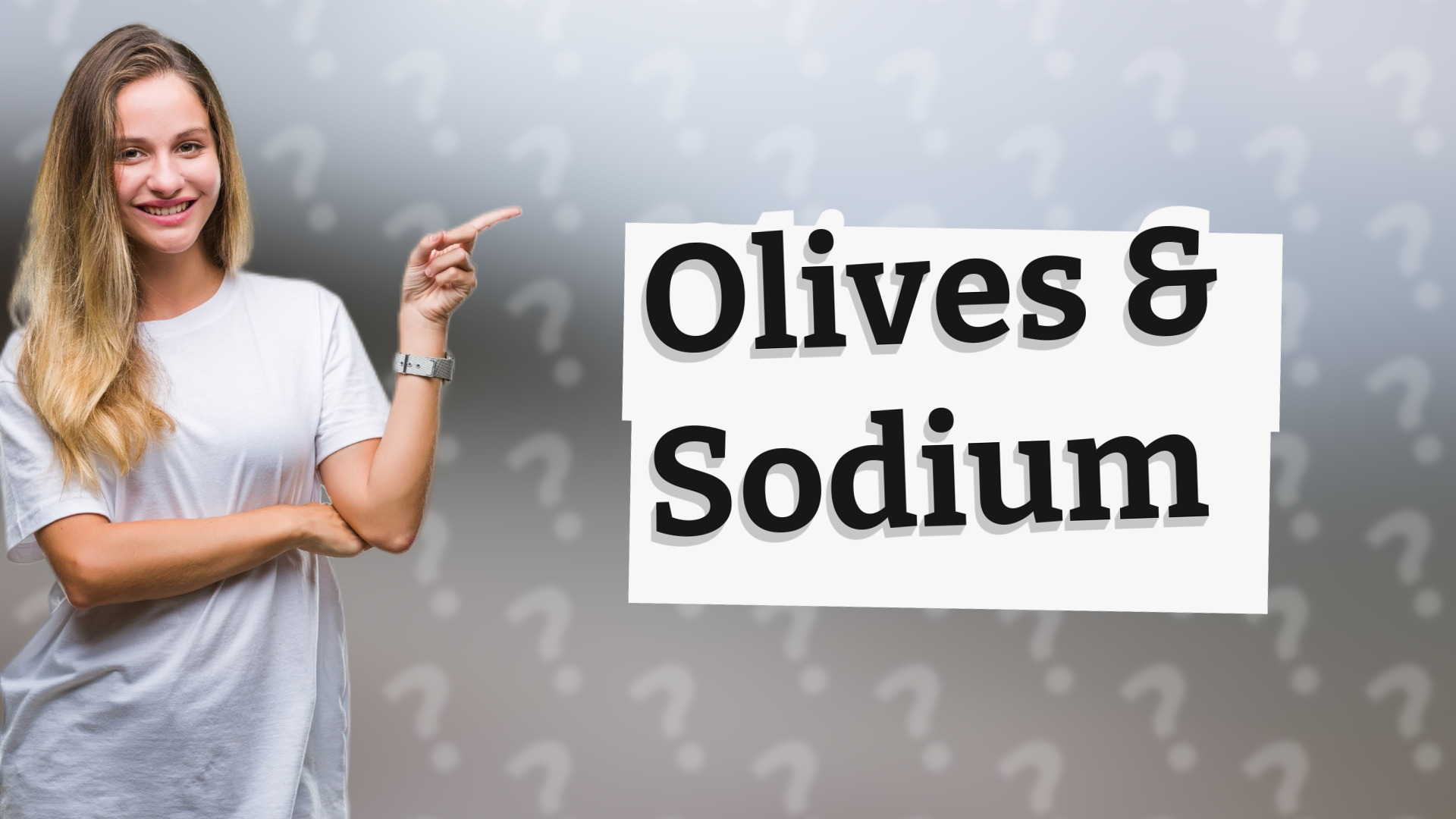 Olives & Sodium