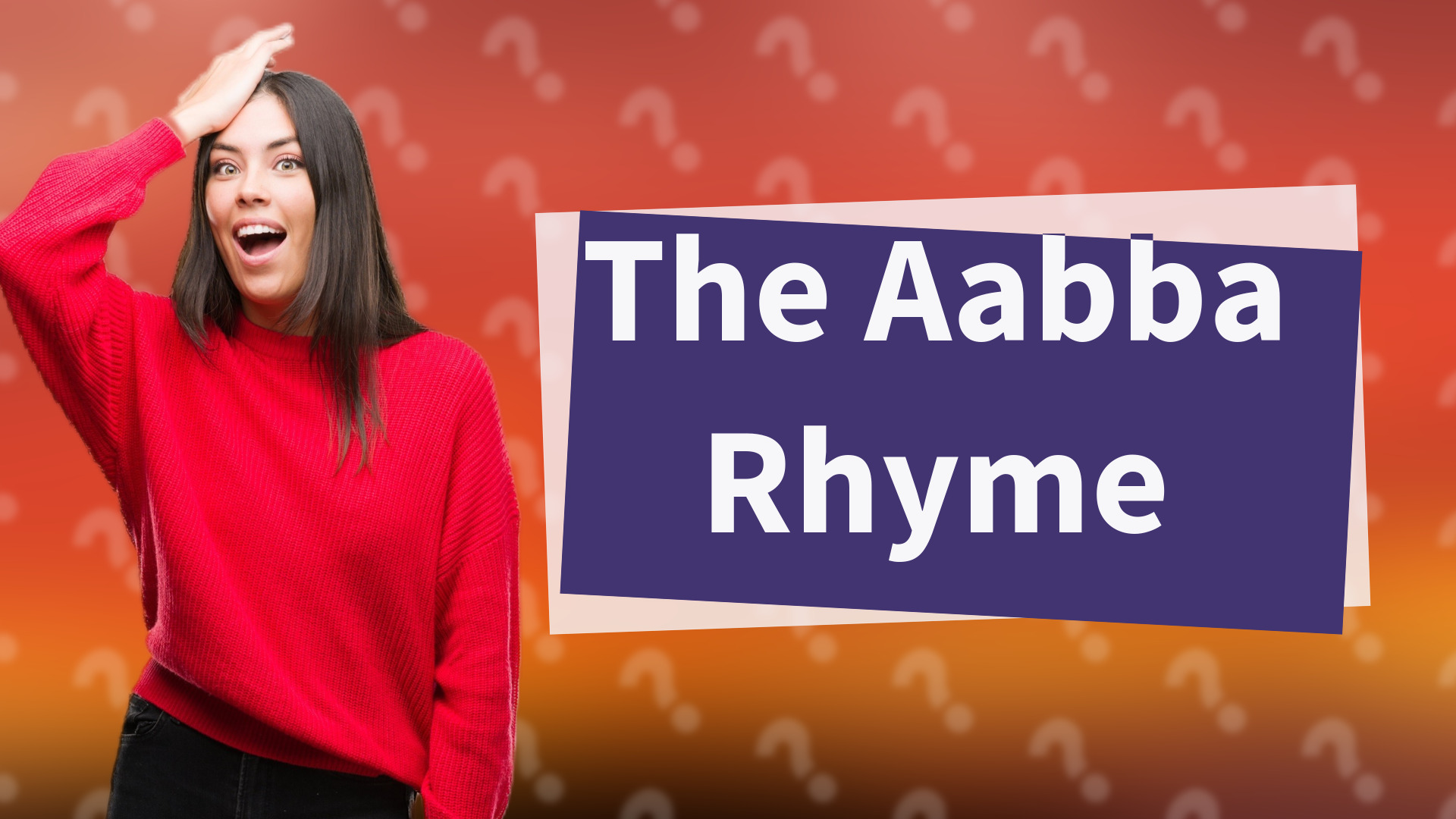 The Aabba Rhyme