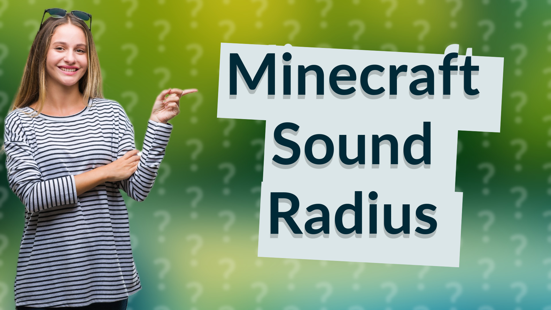 Minecraft Sound Radius