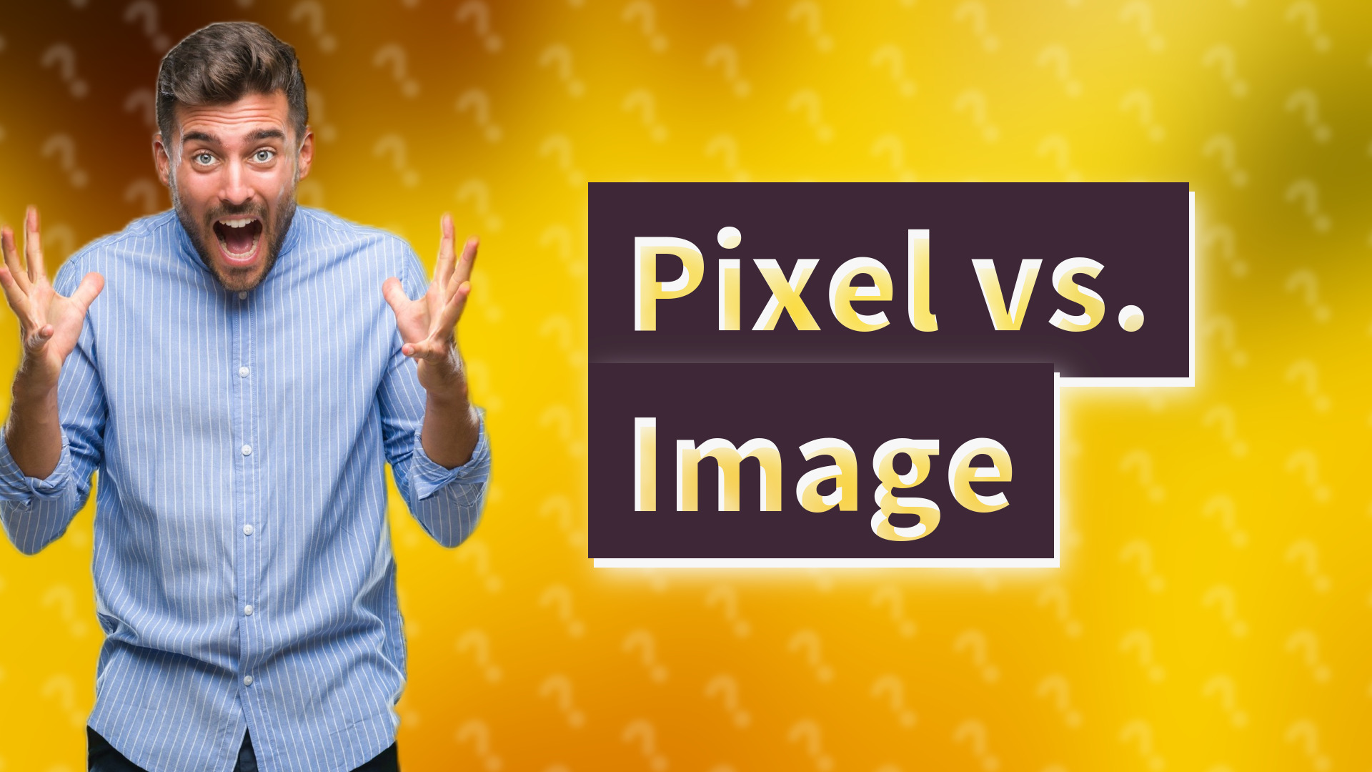 Pixel vs. Image