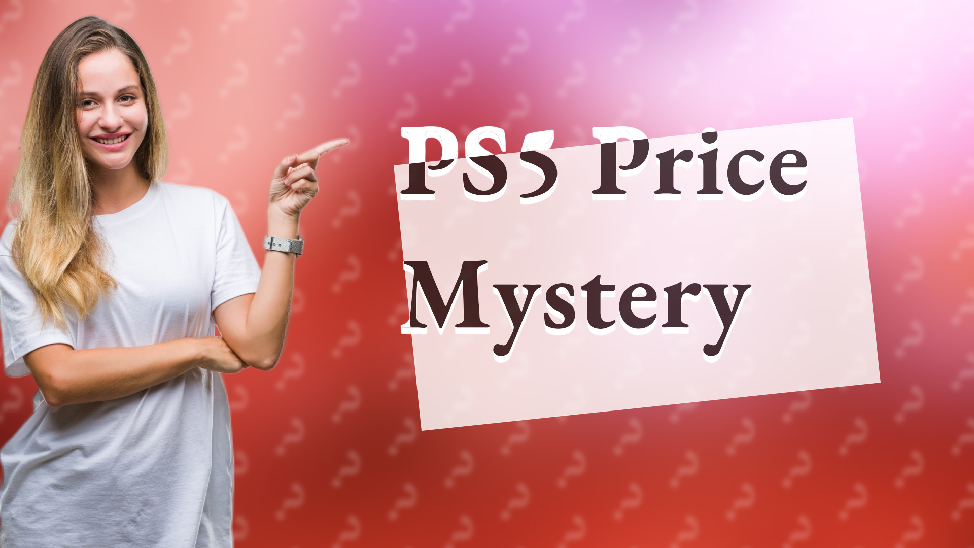 PS5 Price Mystery