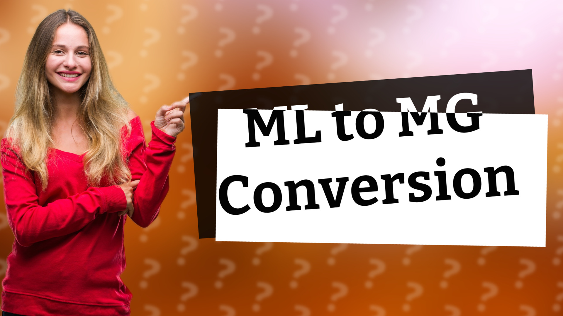 ML to MG Conversion