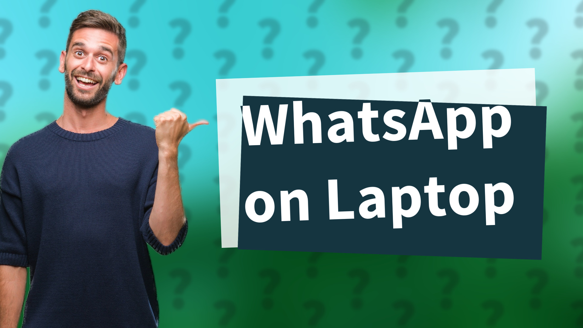 WhatsApp on Laptop