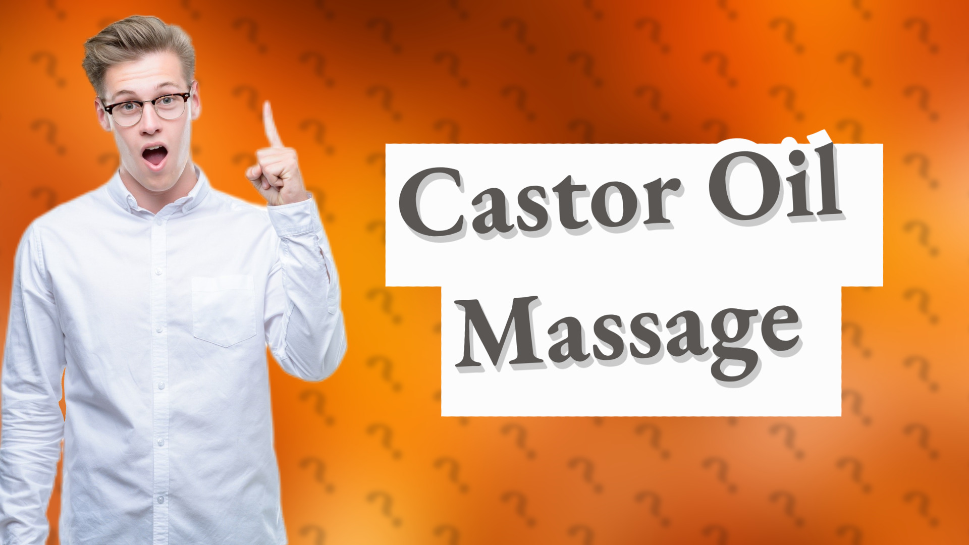 Castor Oil Massage