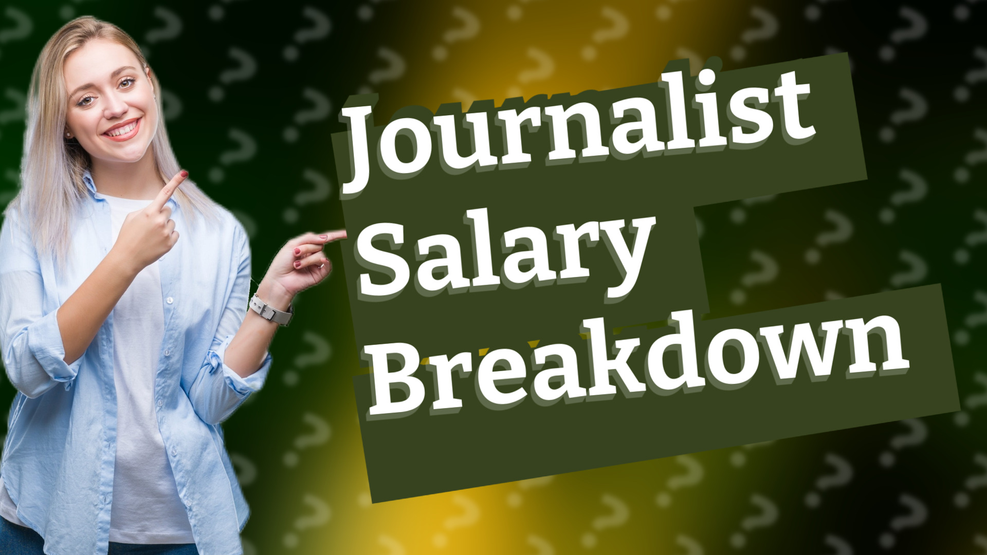 Journalist Salary Breakdown