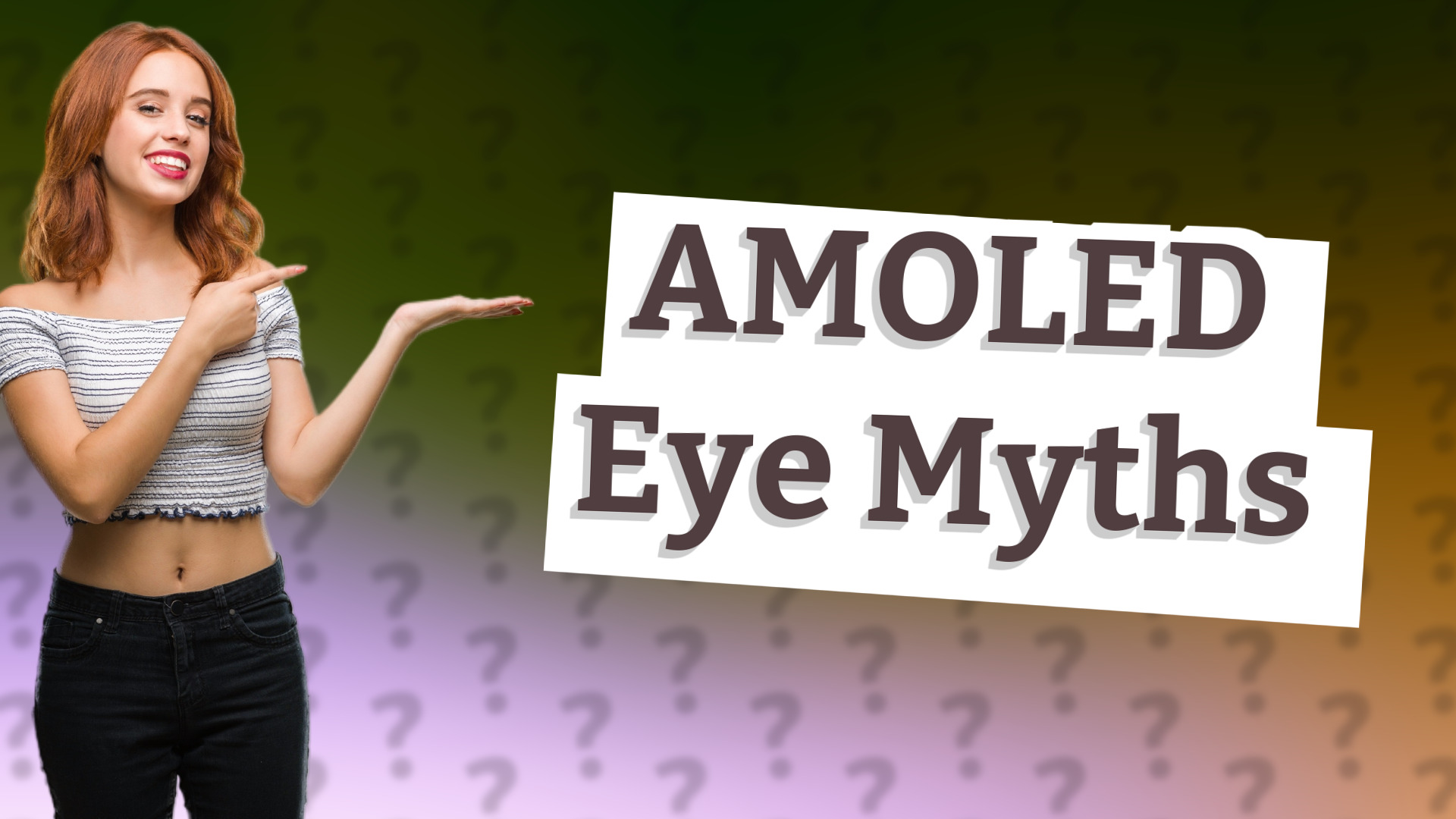 AMOLED Eye Myths