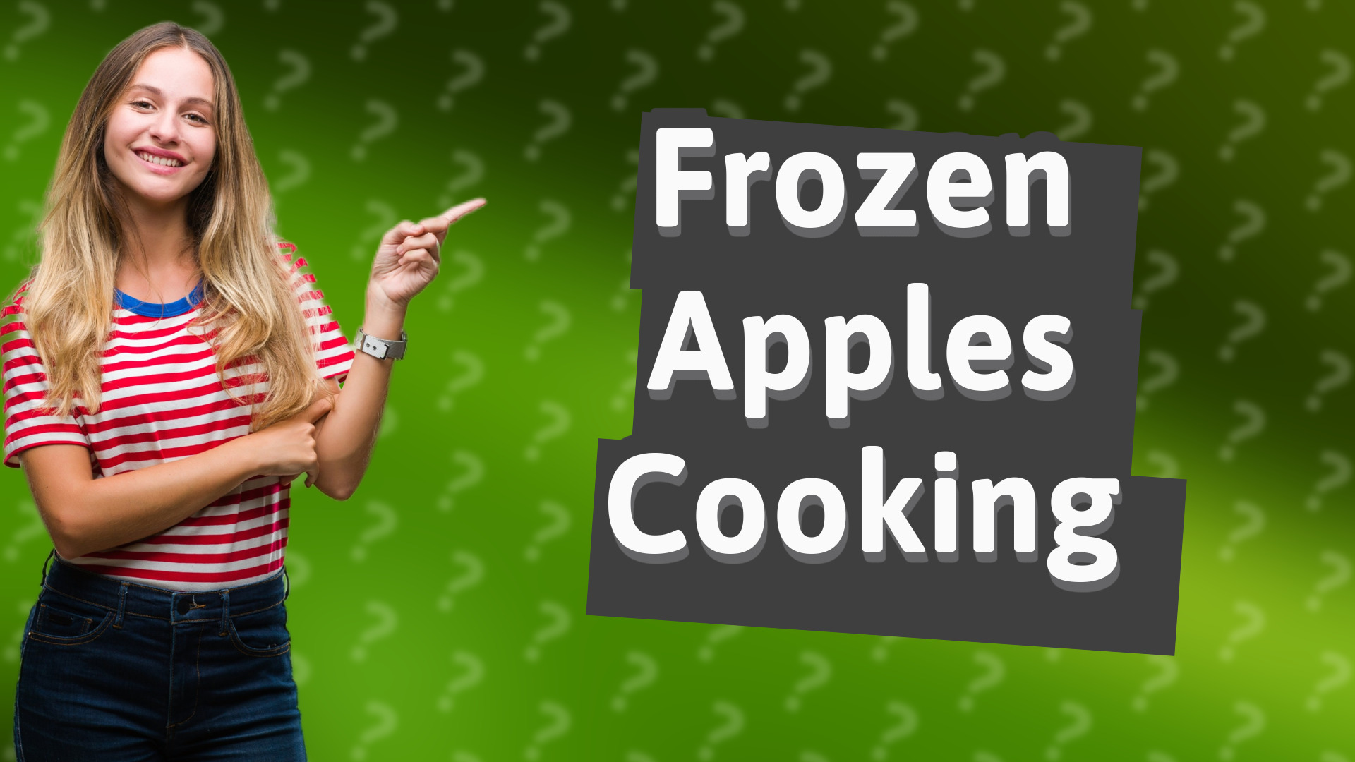 Frozen Apples Cooking